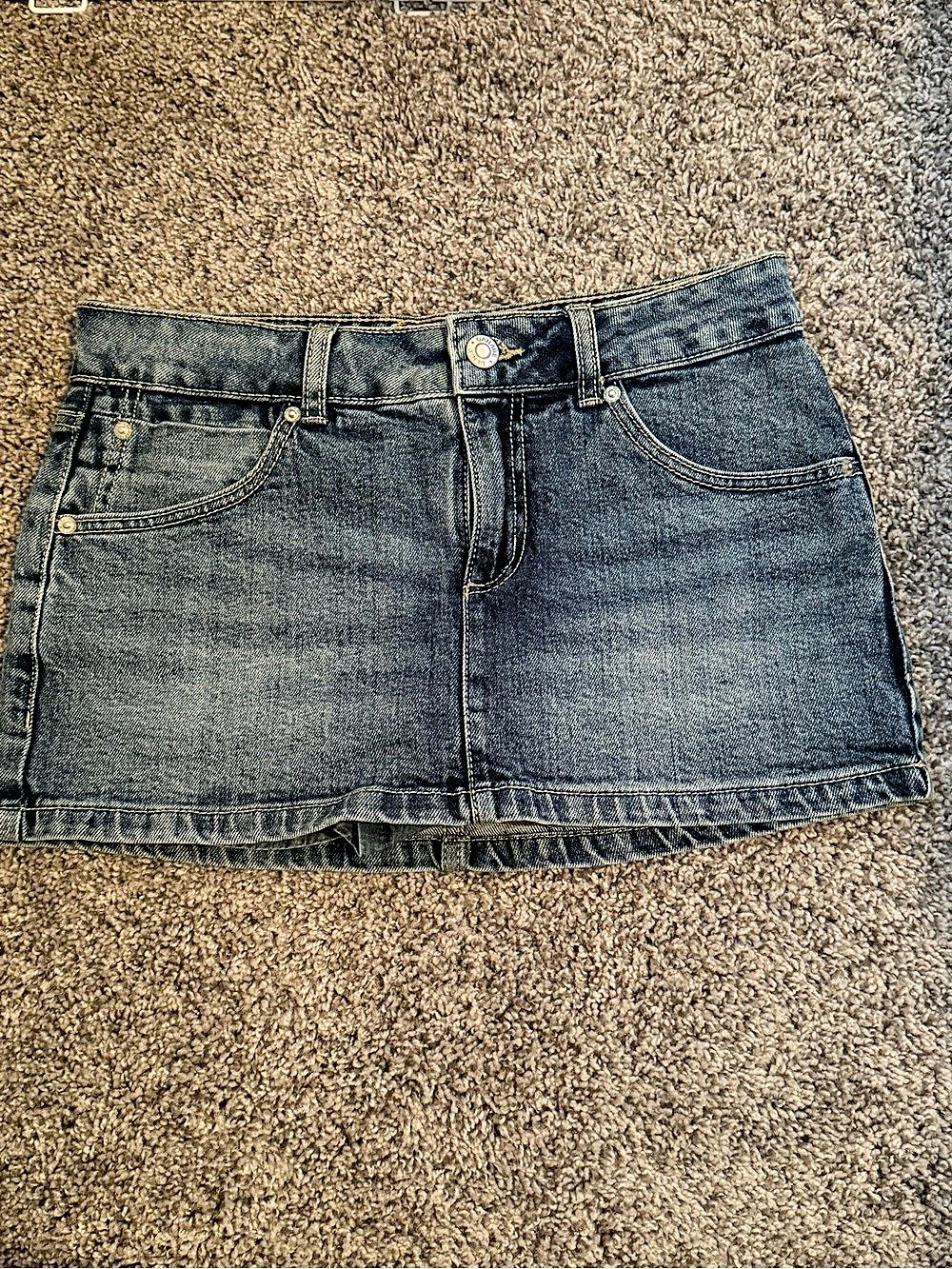 Garage Denim Micro Skort Women's Denim Jean Shorts Size XS